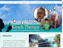 Tablet Screenshot of kirschtherapy.com